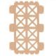 Cymbal ™ DQ metal Connector Faragas for Tila beads - Rose gold